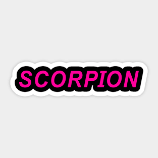 SCORPION Sticker